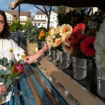 Kristina Lux the owner of Sweet Pea the Flower Truck