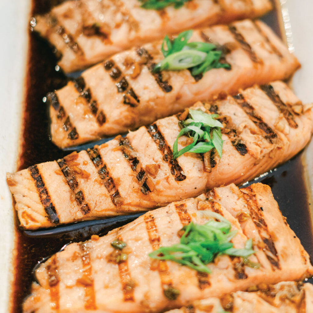 The Kitchen at Castro Valley Natural Grocery Grilled Salmon